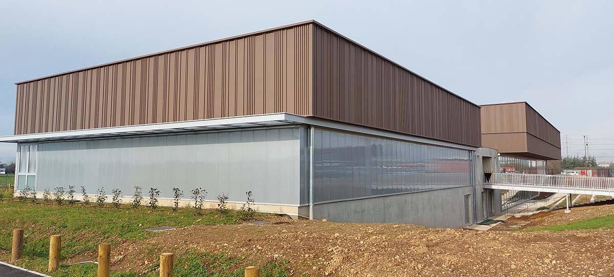 Construction du gymnase de Mions achevé